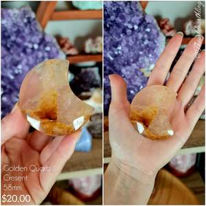 Golden Quartz Cresent 58mm