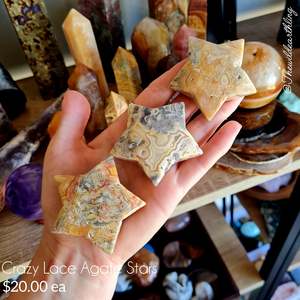 Crazy Lace Agate Star