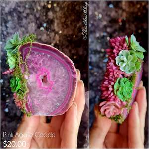 Crystal Gardens: Pink Agate Garden