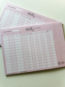Products: Weekly Baking Planner Wildflower Cakery