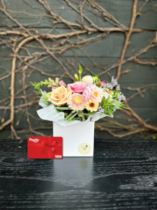 Birthday Gifts: Mini Posie with Visa Prezzy Card