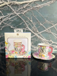 Party Pack: Truly Alice Cup Set & Saucers Pack of 12