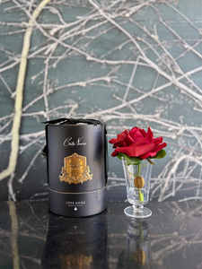 Côte Noire - Charente Rose Carmine Red in Black Hat Box