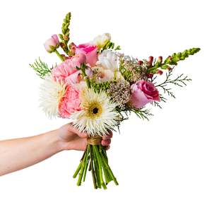 All: Bridesmaid Bouquet - Pretty Pastels