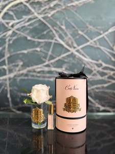 Gifts: Côte Noire Perfumed Rose Bud Pink Blush in Pink Hat Box