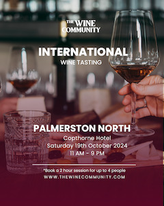 Event: Wine Tasting at Palmerston North Saturday 19 October 2024
