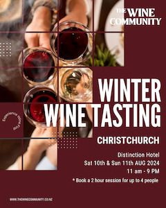 Event: Wine Tasting at Christchurch Sunday 11th August 2024