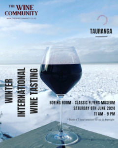 Event: Wine Tasting at Tauranga Saturday 8 June 2024