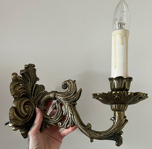 Products: Ornate Brass Light / Candle Fitting The Witchery NZ