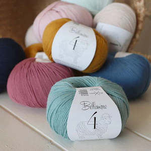 Weight: Bellissimo 4 Ply Extra Fine 100% Merino