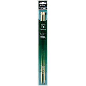 Clover Takumi Single Point Bamboo Needles - 33cm - Various Sizes