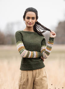 Patterns For Adults: Blue Sky Pattern: Richmond Hill Pullover