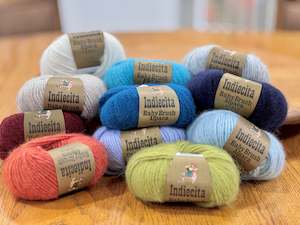 Wool For Knitting: Alpaca Yarns - Indiecita Baby Brush Alpaca - 14 Ply