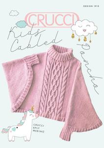Crucci - 1915 - Kids Cabled Poncho Pattern