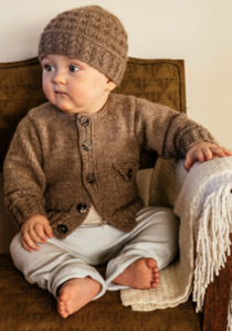 Patterns: Baby Cakes - BC62 - Boston Cardi and Beanie Pattern