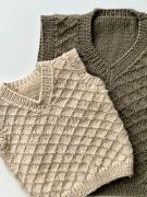 Baby Patterns: Touch Yarns - 150 - Little Diamond Vest Pattern
