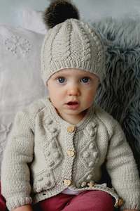 Baby Cakes - BC98 - Riley Cardi and Beanie Pattern