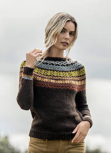 Patterns For Adults: Blue Sky Pattern: Terrace Gardens Sweater