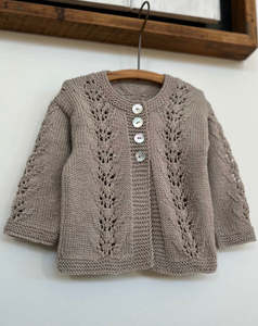 Abby petite cardigan & hat 4ply