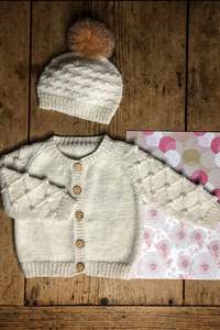 Baby Cakes - BC109 - Scottie Cardi and Hat Pattern