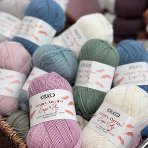 4 Ply: Crucci Luxury Merino Crepe 4 Ply
