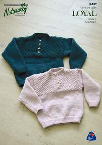 Naturally - K439 - DK & Aran Kids Sweater