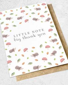 LITTLE NOTE BIG THANK YOU - GIFT CARD