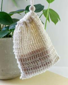 EXFOLIATING SOAP SACK
