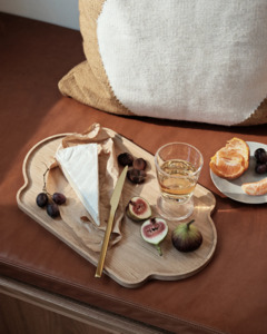 Kitchen Glassware: EDGAR OAK TRAY - SMALL