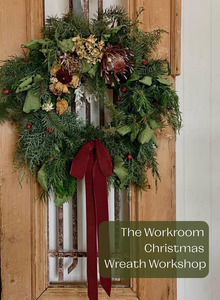 THE WORKROOM CHRISTMAS WREATH WORKSHOP
