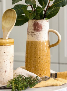 MONTE TERRACOTTA JUG - MUSTARD