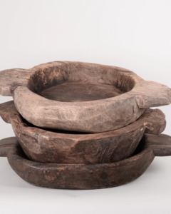 Homeware: CHUNKY NATURAL BOWL WITH CHUNKY HANDLES