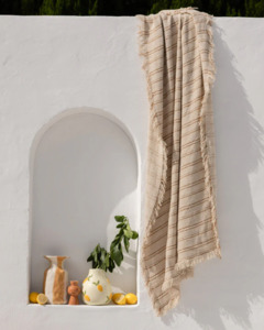 Throws: ALBA THROW - NUTMEG