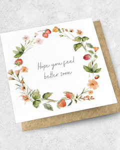 Greeting Card: HOPE YOU FEEL BETTER SOON - GREETING CARD