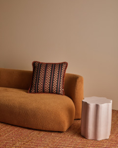 Cushions: MARCO TILE - CHOCOLATE CUSHION COVER 50x50