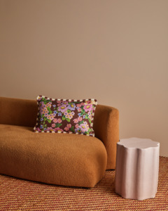 Cushions: BUTTERCUP - BROWN CUSHION COVER 60x40cm