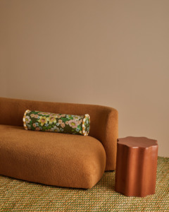 BUTTERCUP - OLIVE LINEN BOLSTER