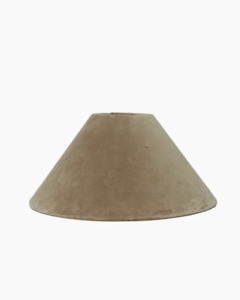 COOLIE VELVET SHADE BEIGE - 35CM