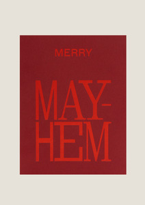 Gifting: MERRY MAYHEM - SHORT TALK GREETING CARD