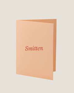 Gifting: SMITTEN - SHORT TALK GREETING CARD