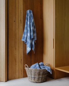 Bathroom: BAINA FRISA POOL TOWEL - CELESTE & CHALK