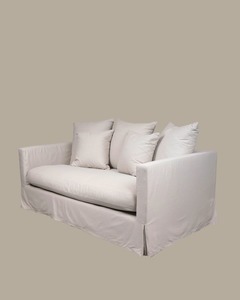 Furniture: LUXE 2 SEATER SOFA - SAND