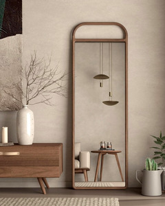Furniture: TERA LEANER MIRROR - WALNUT