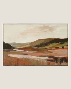 MISTRA HAND PAINTED FRAMED CANVAS