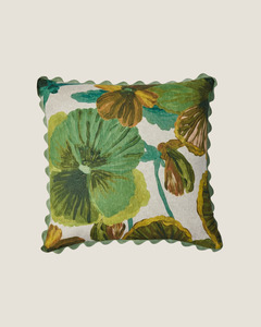 All: WILD PANSY CUSHION - VERDE 60CM