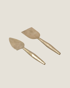 Kitchen Glassware: RUSTIC HANDLED KNIFE - BRASS