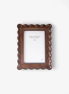 Homeware: CHESTNUT WAVY PHOTO FRAME 5X7