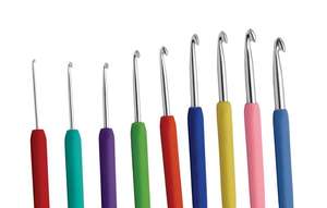 Products: KnitPro Waves Single Ended Crochet Hook - The Yarn Queen NZ
