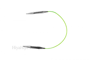 Products: Hiyahiya Steel Fixed Circular Needles – 9″ / 23 cm length - The Yarn Queen