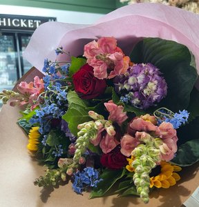 Products: Bright Bouquet - Thicket Coffee + Flowers